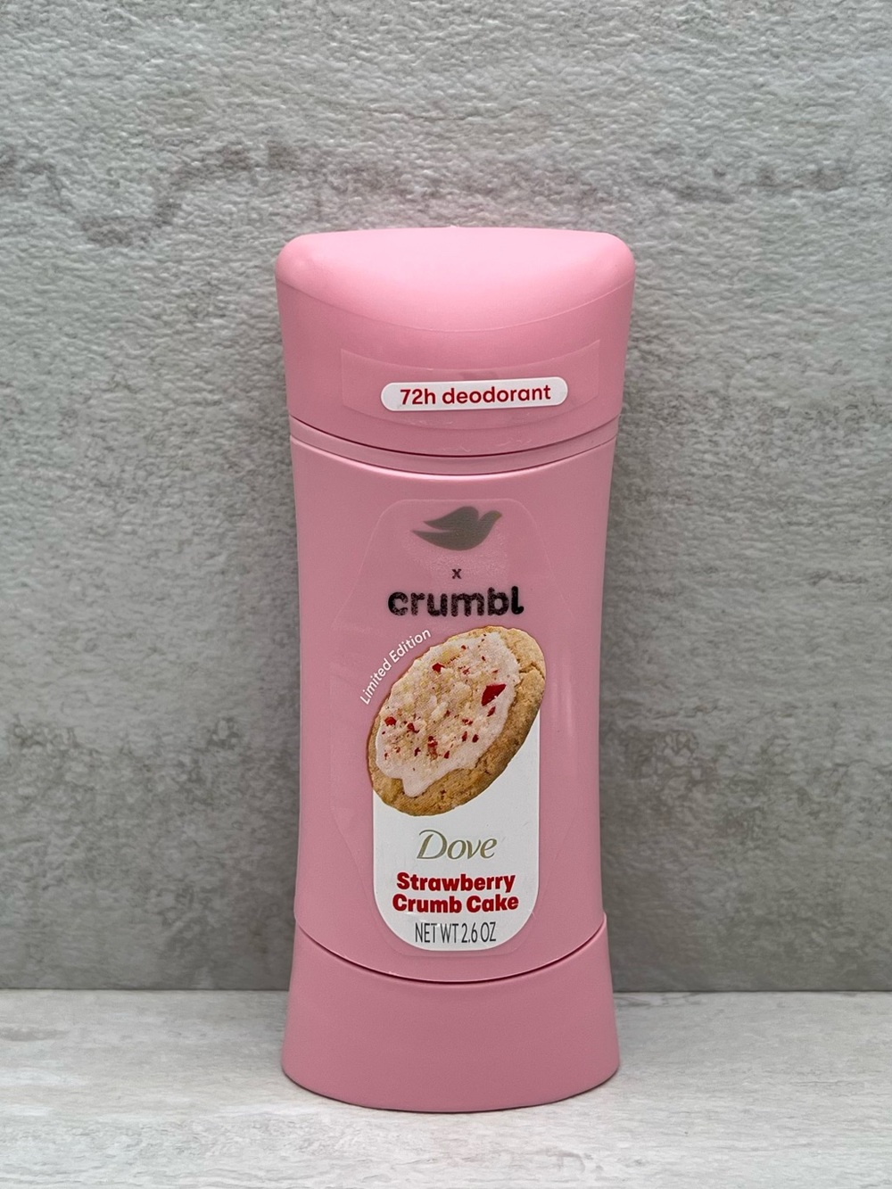 🪅 Dove x Crumbl Limited Edition Strawberry Crumb Cake Deodorant 🍓🍰
